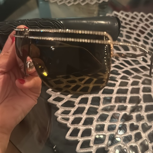 Versace Rhinestone Sunglasses - Picture 4 of 4